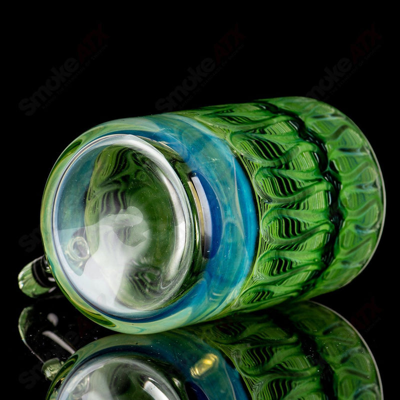 Green Wrap N Rake Mug by Ed Wolfe Glass - Smoke ATX