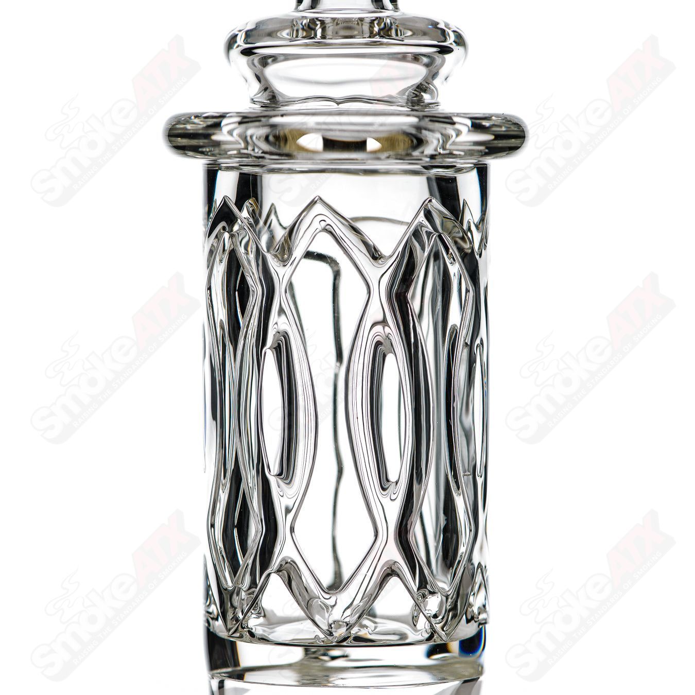 Clear Columnar Peak Pro Top Avant Garde Glass - Smoke ATX