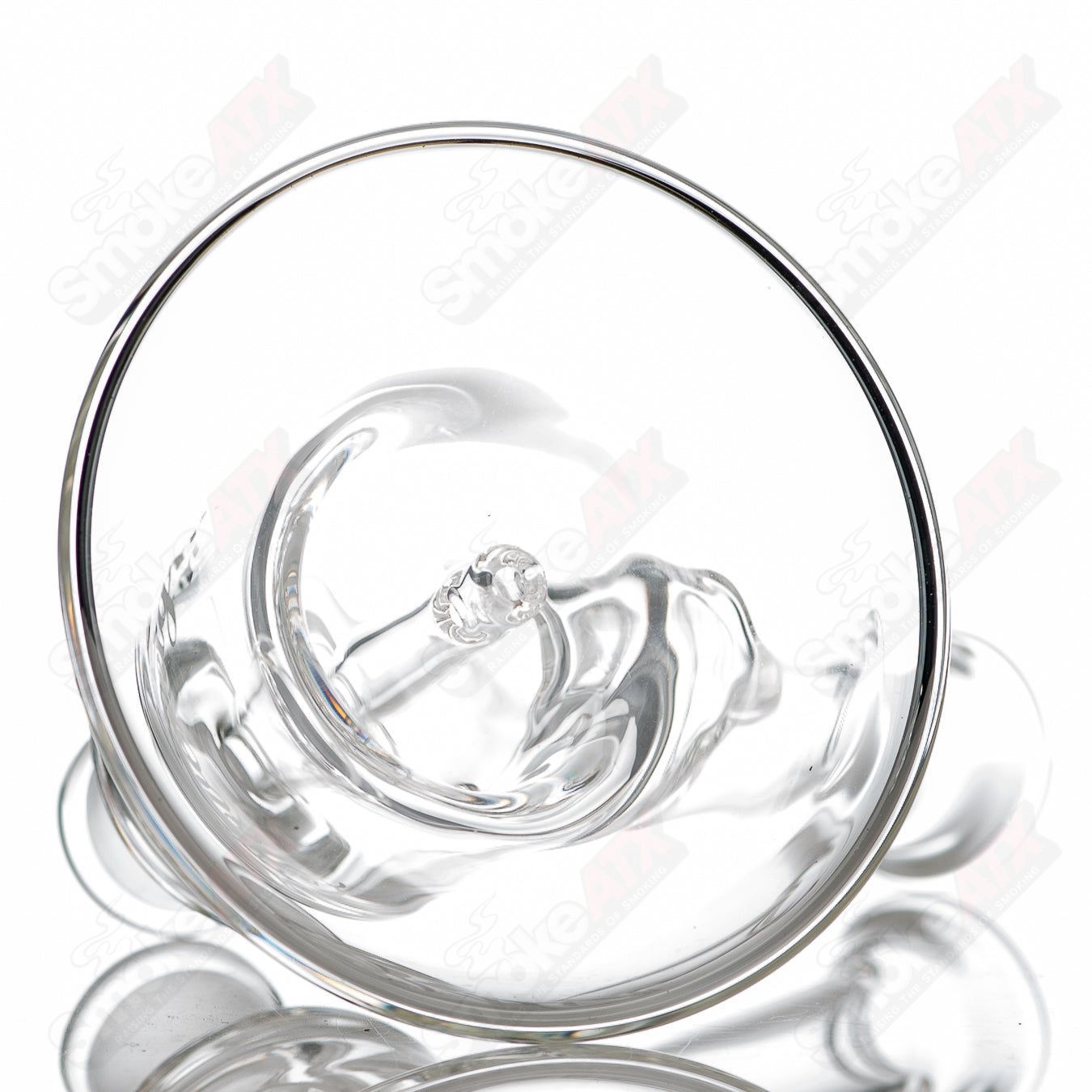 Clear Econoline Sovereignty Glass waterpipe by Sovereignty Glass, featuring a sleek, transparent heady glass design for smooth smoking.