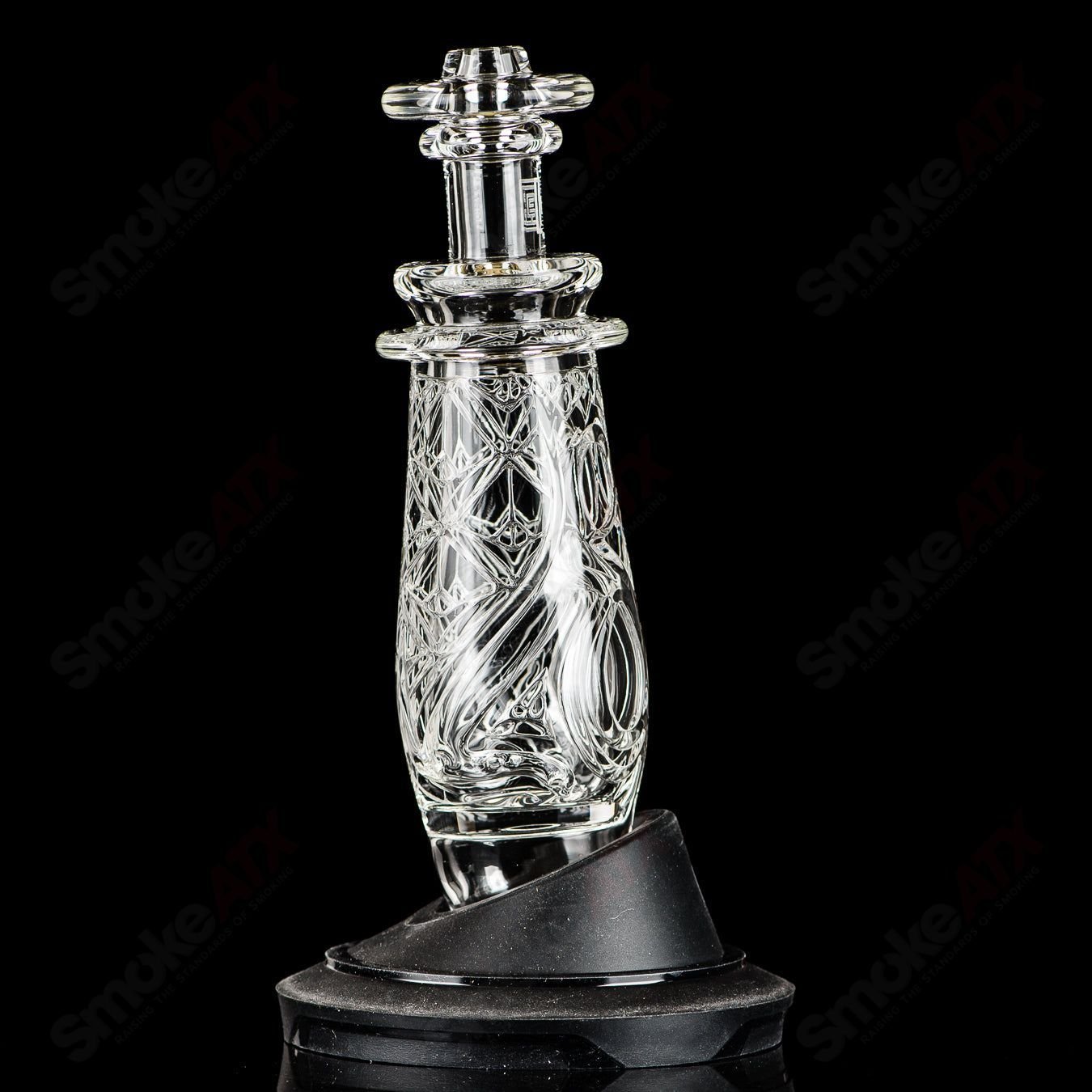 Clear Pear (Heart No.4) Peak Pro Top Avant Garde Glass - Smoke ATX