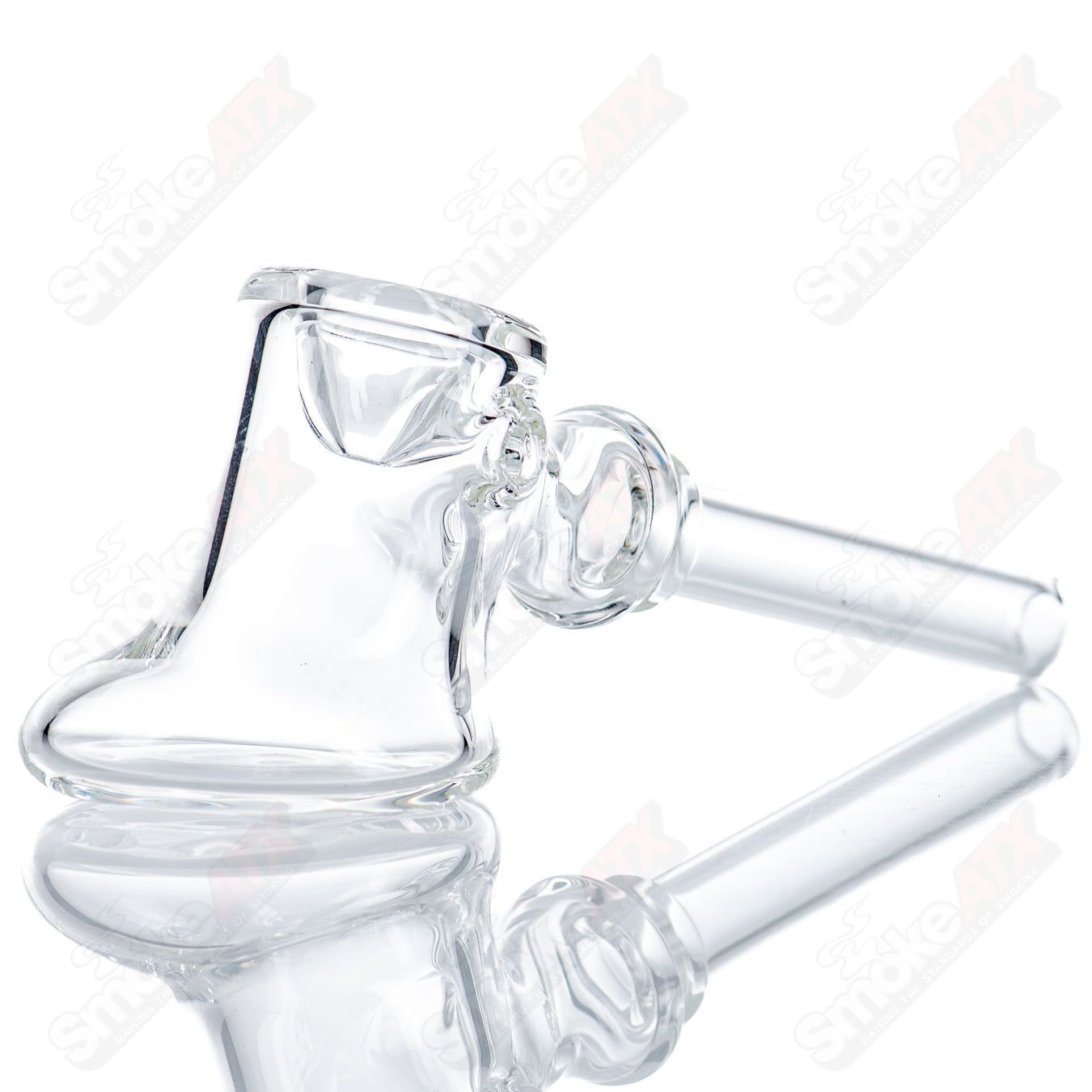 Clear Squatt Hammer by Kirkland Glassworks - Smoke ATX