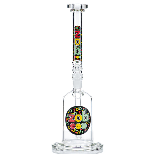 75MM Straight Neck Tall Boy Bubbler (Rasta Label) ZOB