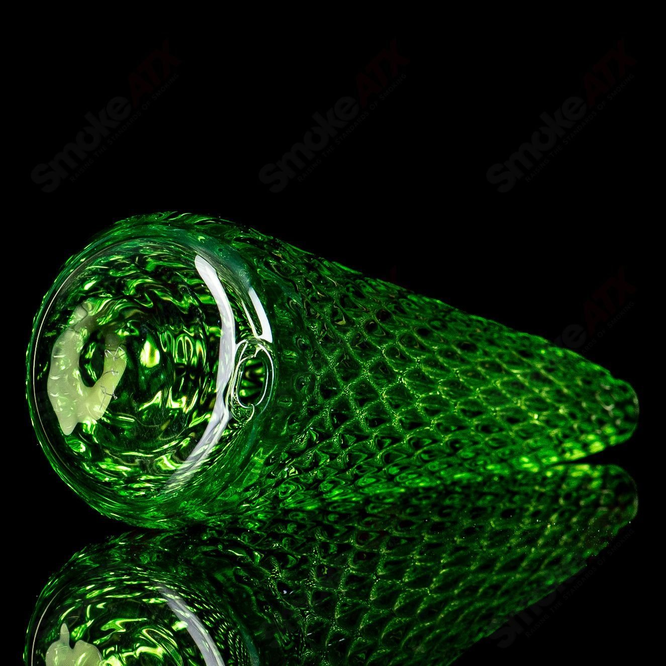 James Lang Puffco Top with Cone Lime Juice Diamond Tech dry glass, designed for Puffco vaporizer devices.