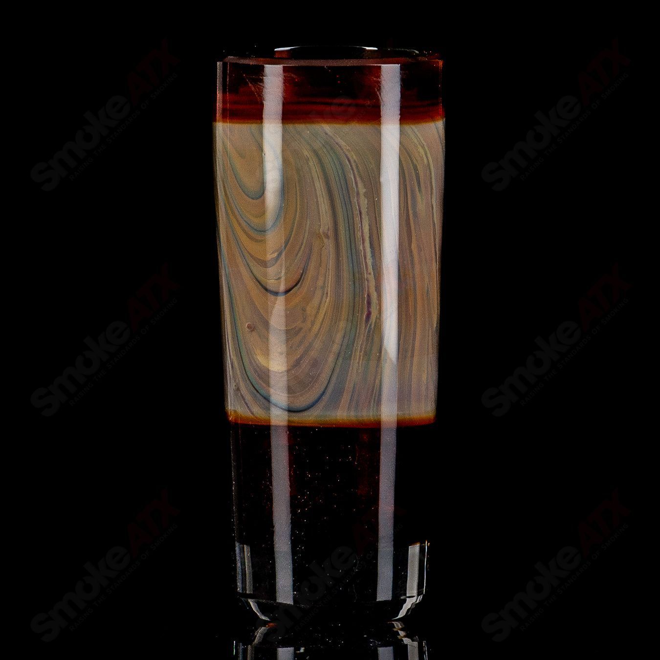 Red Wigwag Tall Shot Glass Don Chile Ortega - Smoke ATX 