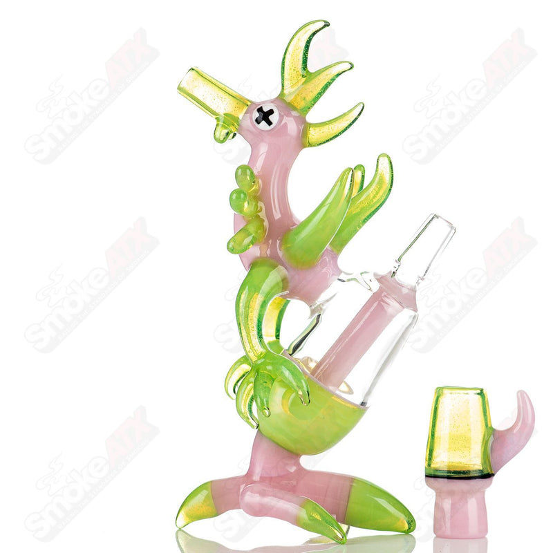 Chicken Rig (Pink/Green) JOP Glass - Smoke ATX