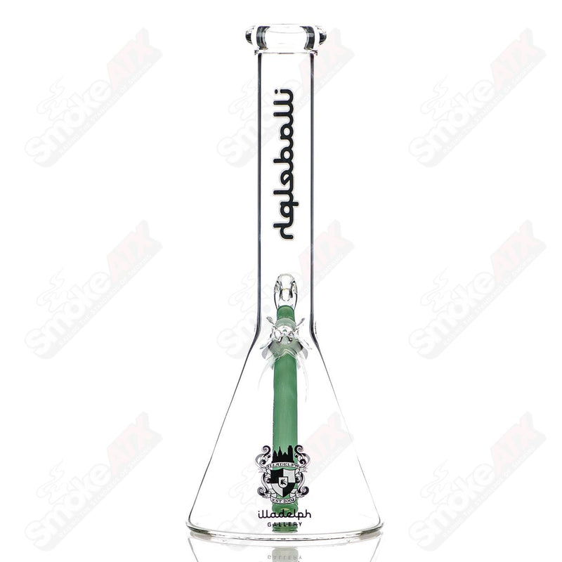 12" 5mm (Black) Mini Beaker Illadelph - Smoke ATX