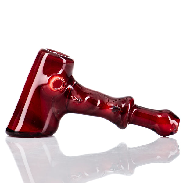 Red Elvis Over White Dry Hammer Flex Glass