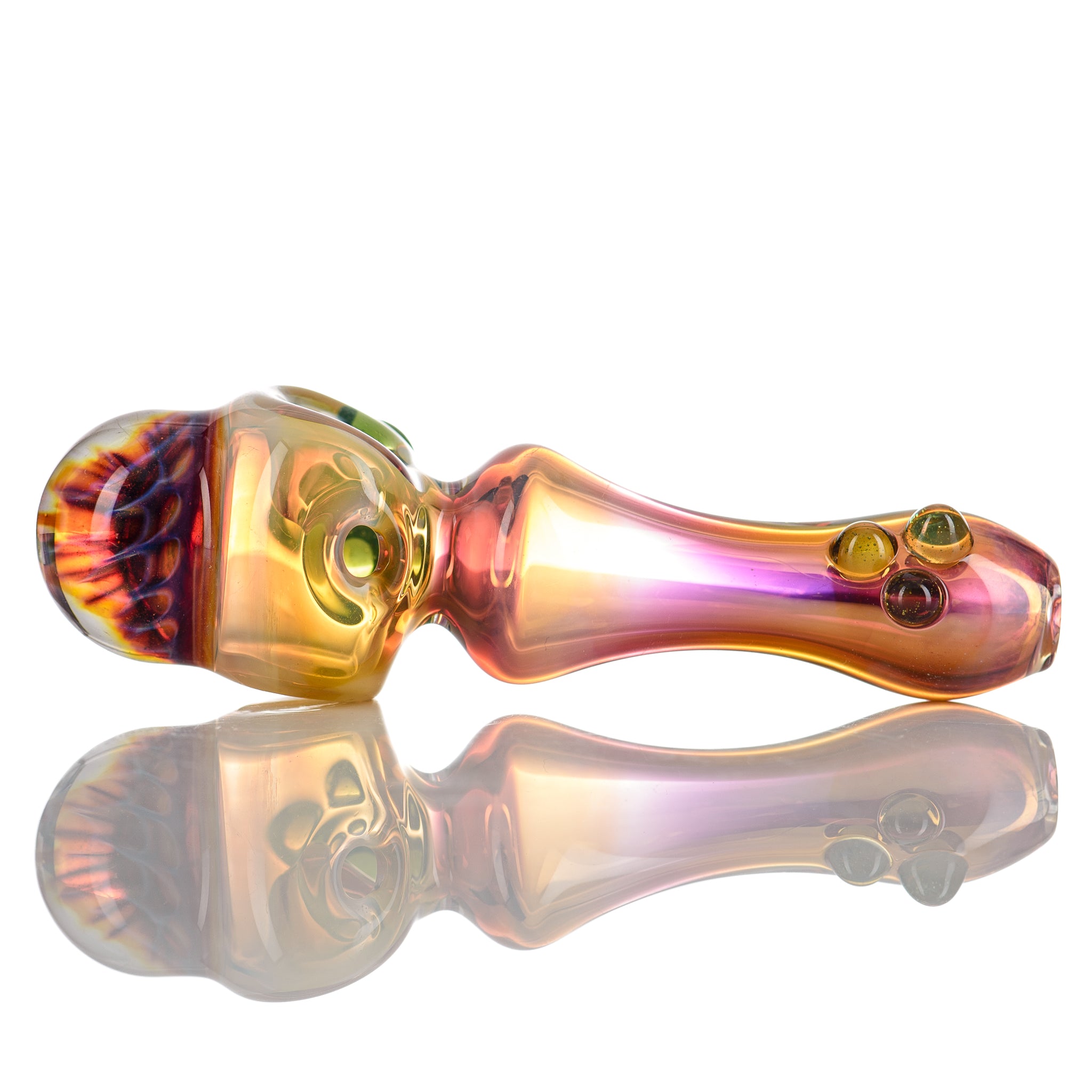 Fumed Spoon Honeycomb Diligent Glass
