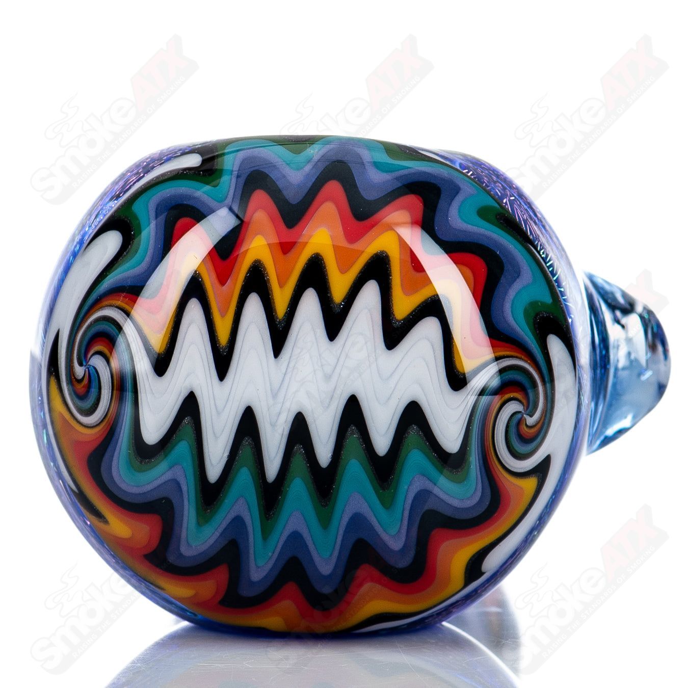 Dichro Spoon w/ Wig Wag Cap and Mouthpiece Boro Loco - Smoke ATX