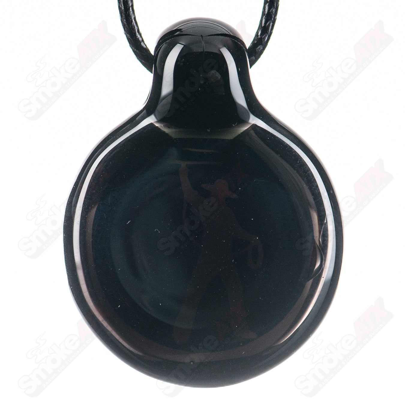 Dichroic Pendant Turtle Time Glass - Smoke ATX