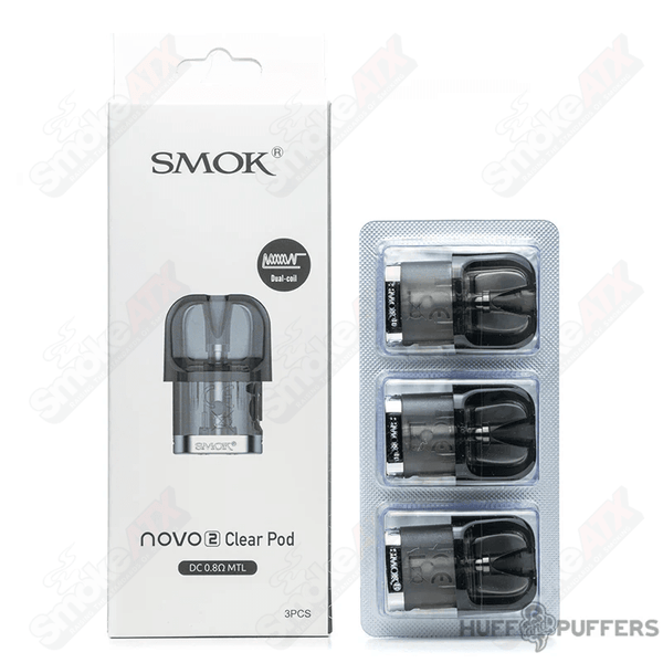 5 PCS  Novo 2 Clear Pod Mesh 0.8ohm MTL SMOK