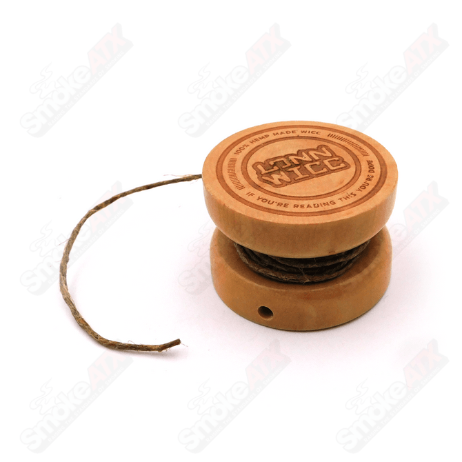 Hemp wick spool from Lonn Wicc's Dope-Yo Lonn Wicc 420 products line, showcasing natural hemp wick on a spool.