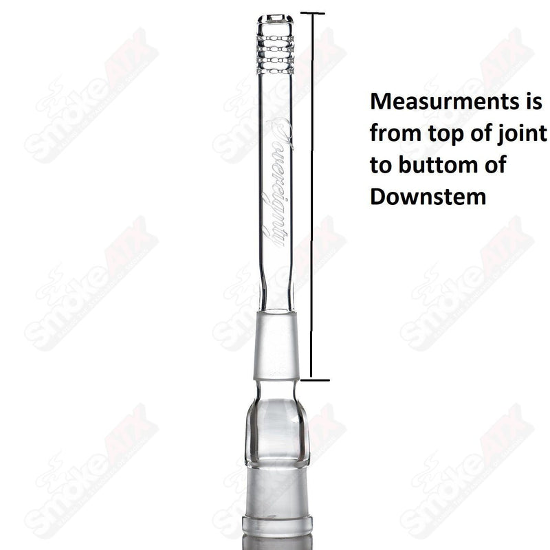 18/18mm 6.5" 360 Gridded Downstem Sovereignty Glass