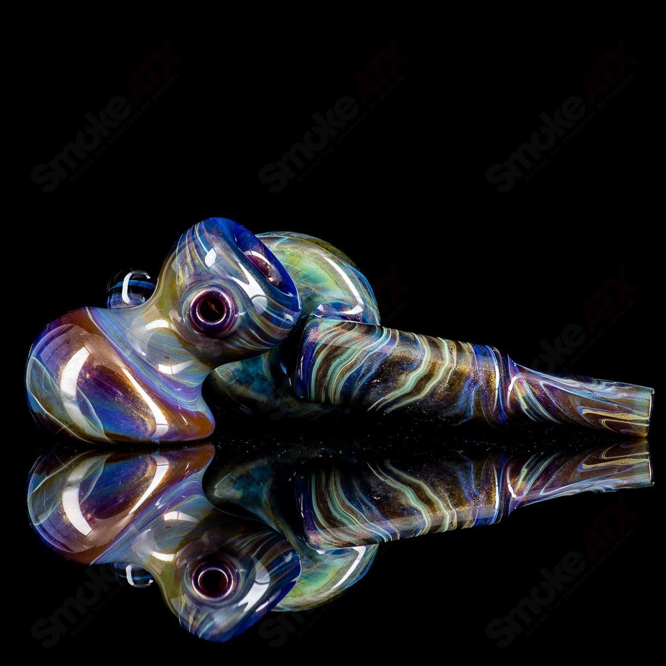 Dry Hammer w Wig Wag Moo Glass - Smoke ATX