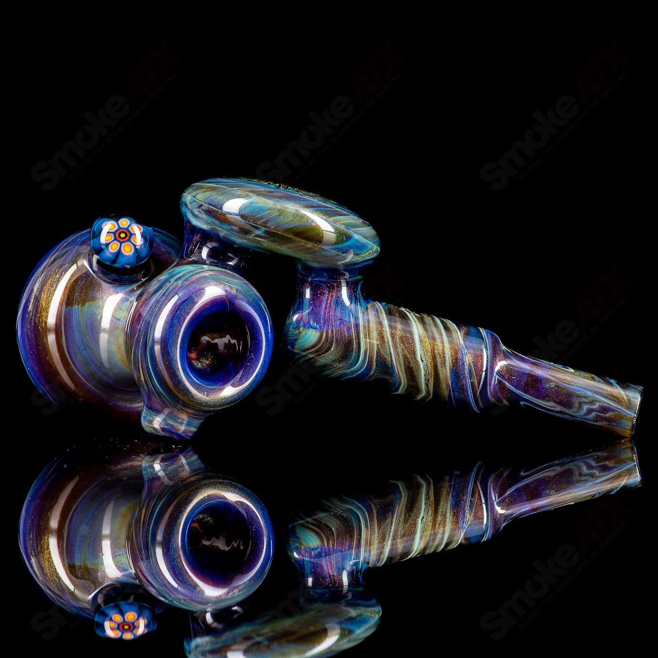 Dry Hammer w Wig Wag Moo Glass - Smoke ATX