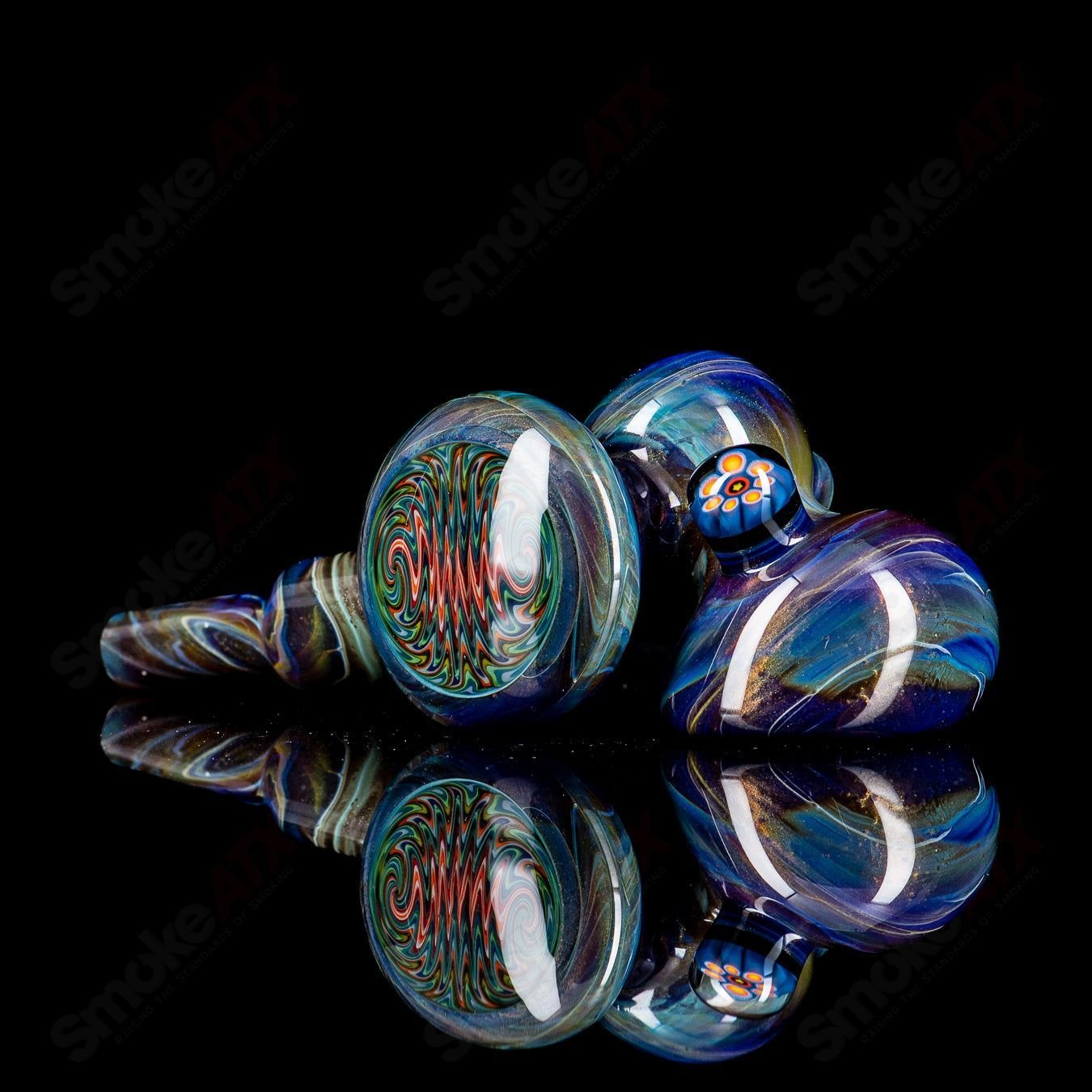 Dry Hammer w Wig Wag Moo Glass - Smoke ATX