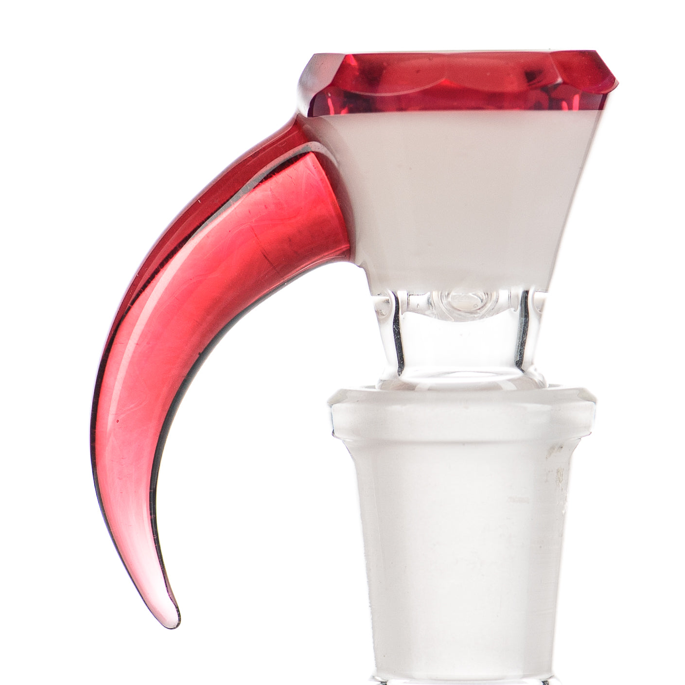 14mm Faceted Slide Pheonix/White Satin Seth Jones