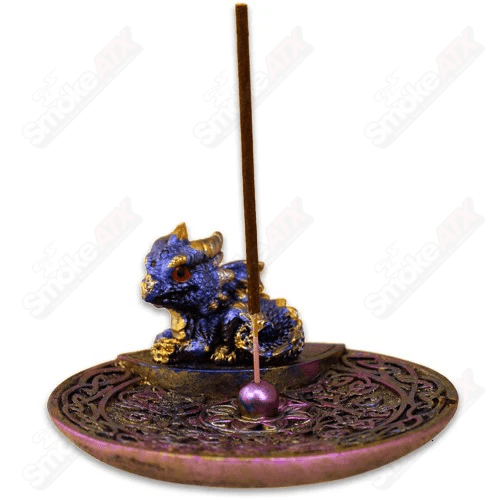 Purple Dragon Incense holder Plate