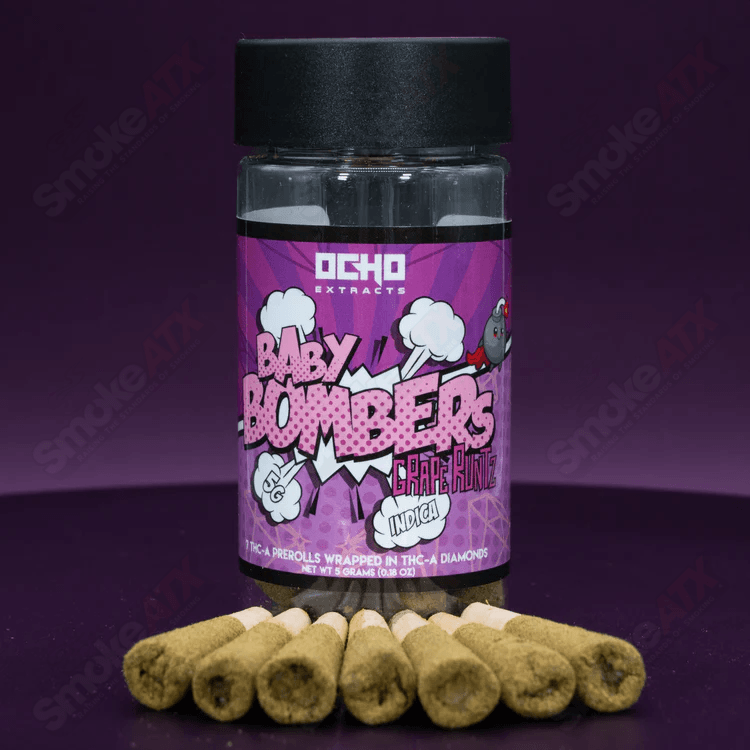 5g Grape Runtz THCa Ocho Baby Bombers