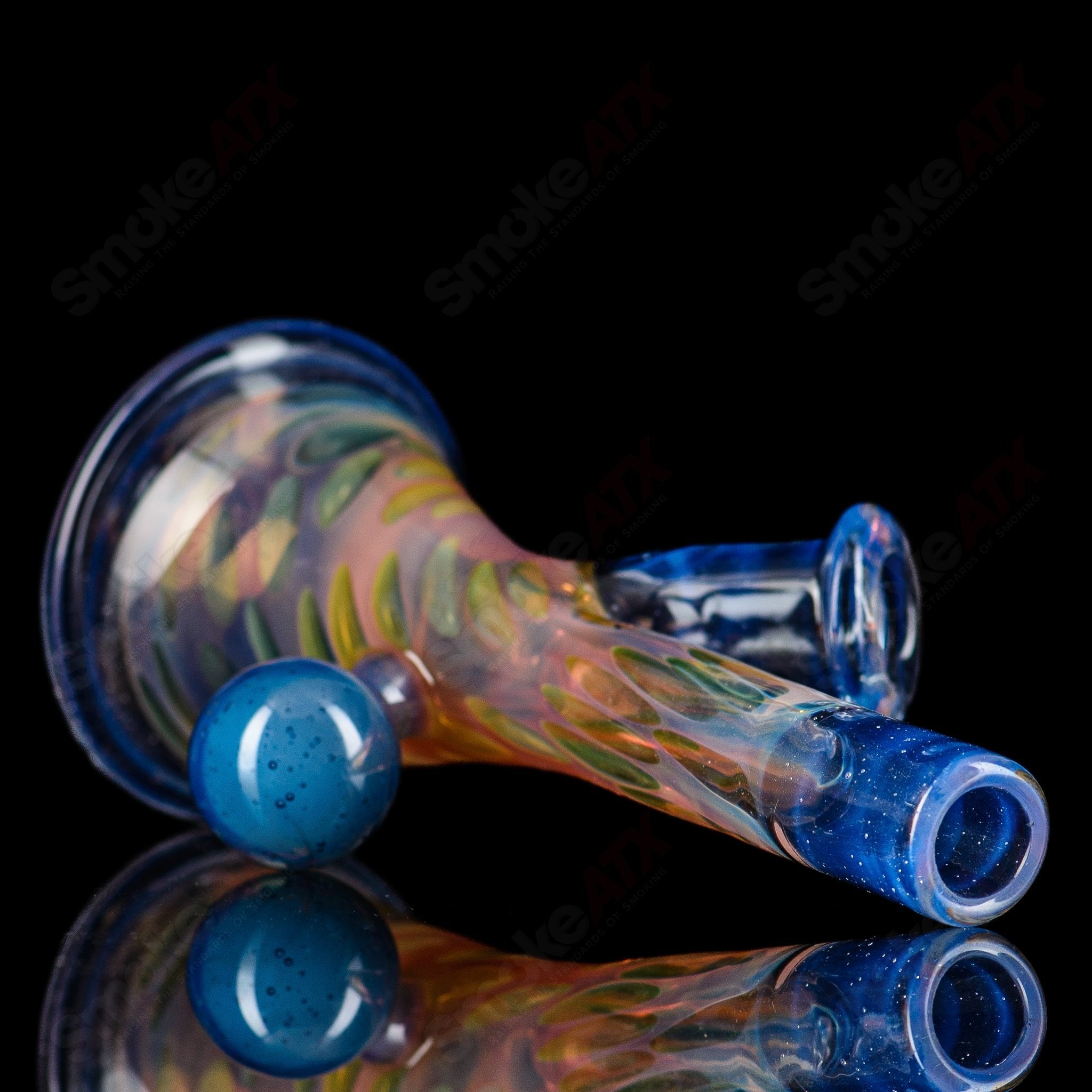 Fumed Rig King Leo Glass