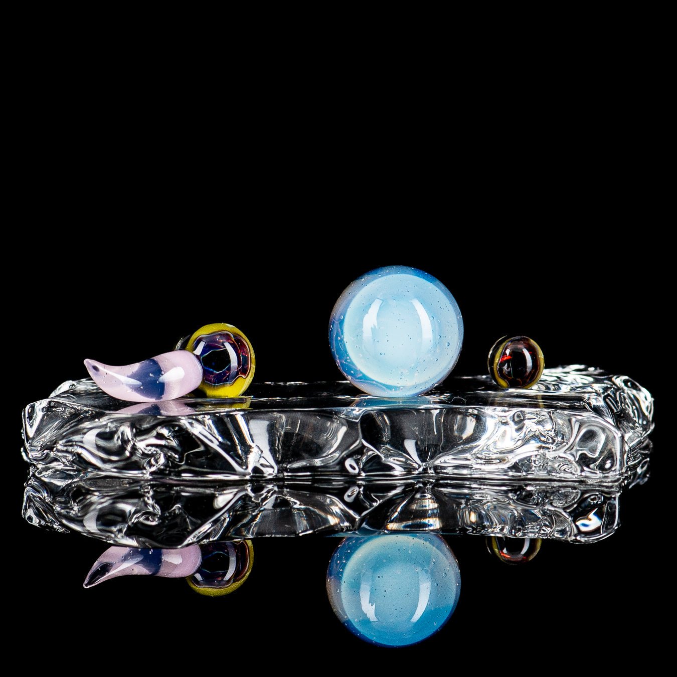 Set of King Leo Eye Slurper Glasses by 710 Products, featuring unique glassware designed for visual enjoyment.
