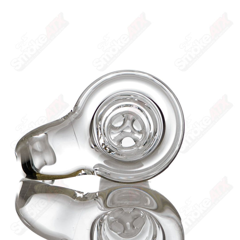 12in Clear Puck Perc Bent Neck Tube SPG - Smoke ATX