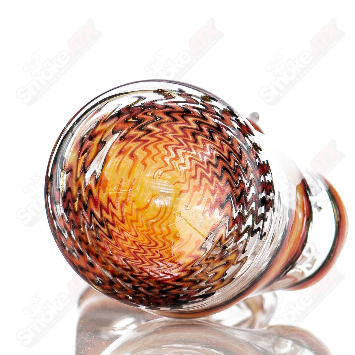 Fire Lady Carpenter x ZAM heady glass concentrate rig with intricate design and vibrant colors, crafted for premium dabbing experiences.
