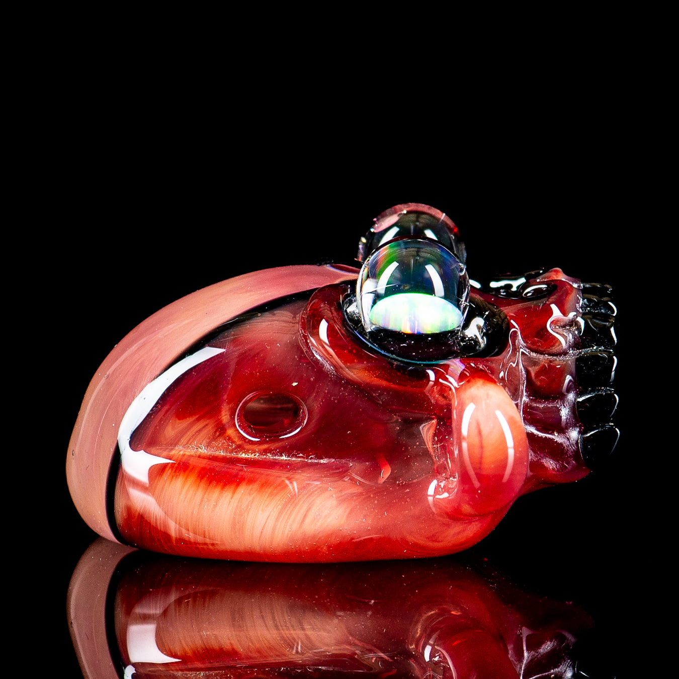 AKM - NS-05 Orange Pendant (Signed 2015 w/ Skull Doodle) - Smoke ATX 
