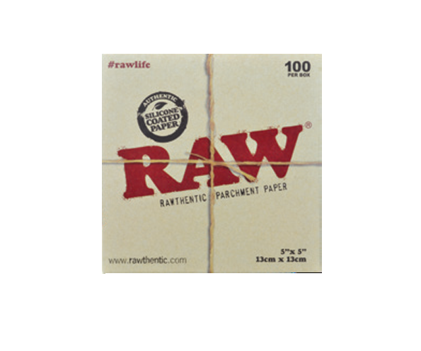 RAW 3x3 Parchment Paper 100ct - Smoke ATX 