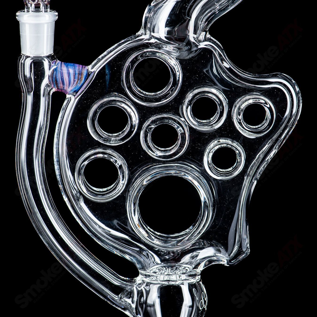 Full - Size Side Feeder in Neo Opal over Bronze Pearl by Swiss Perc - Smoke ATX