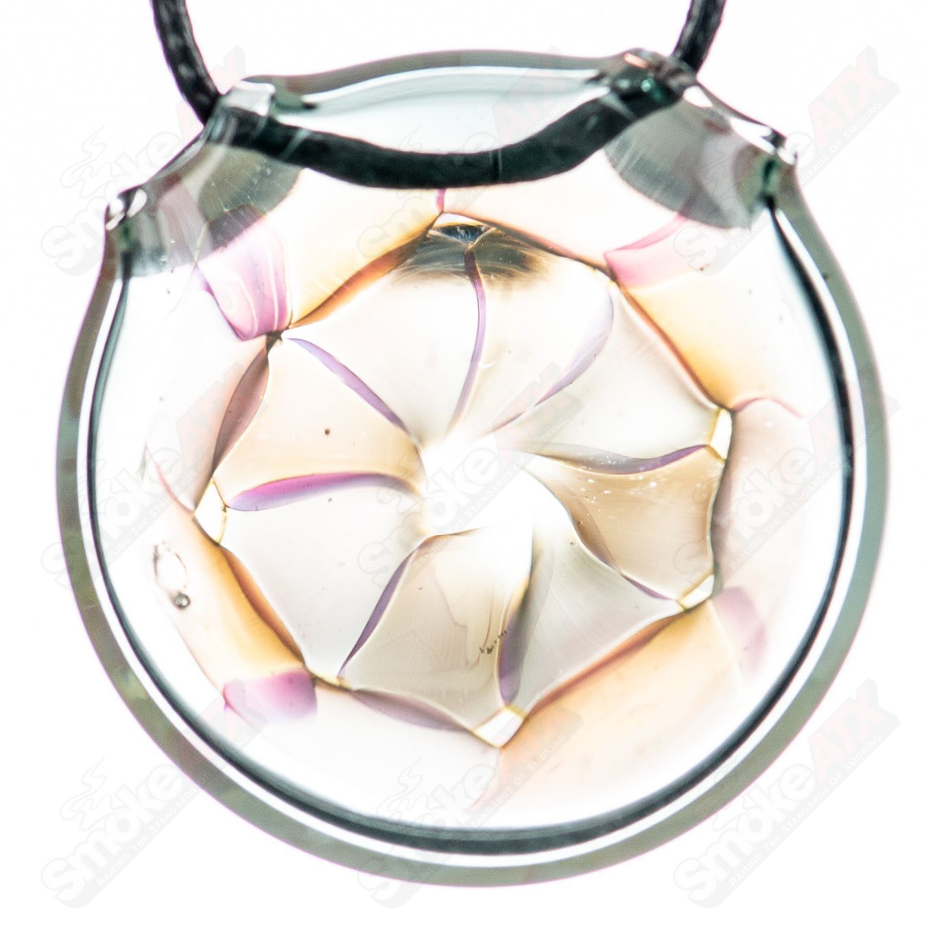 Fumed Pendant Gurk Glass - Smoke ATX