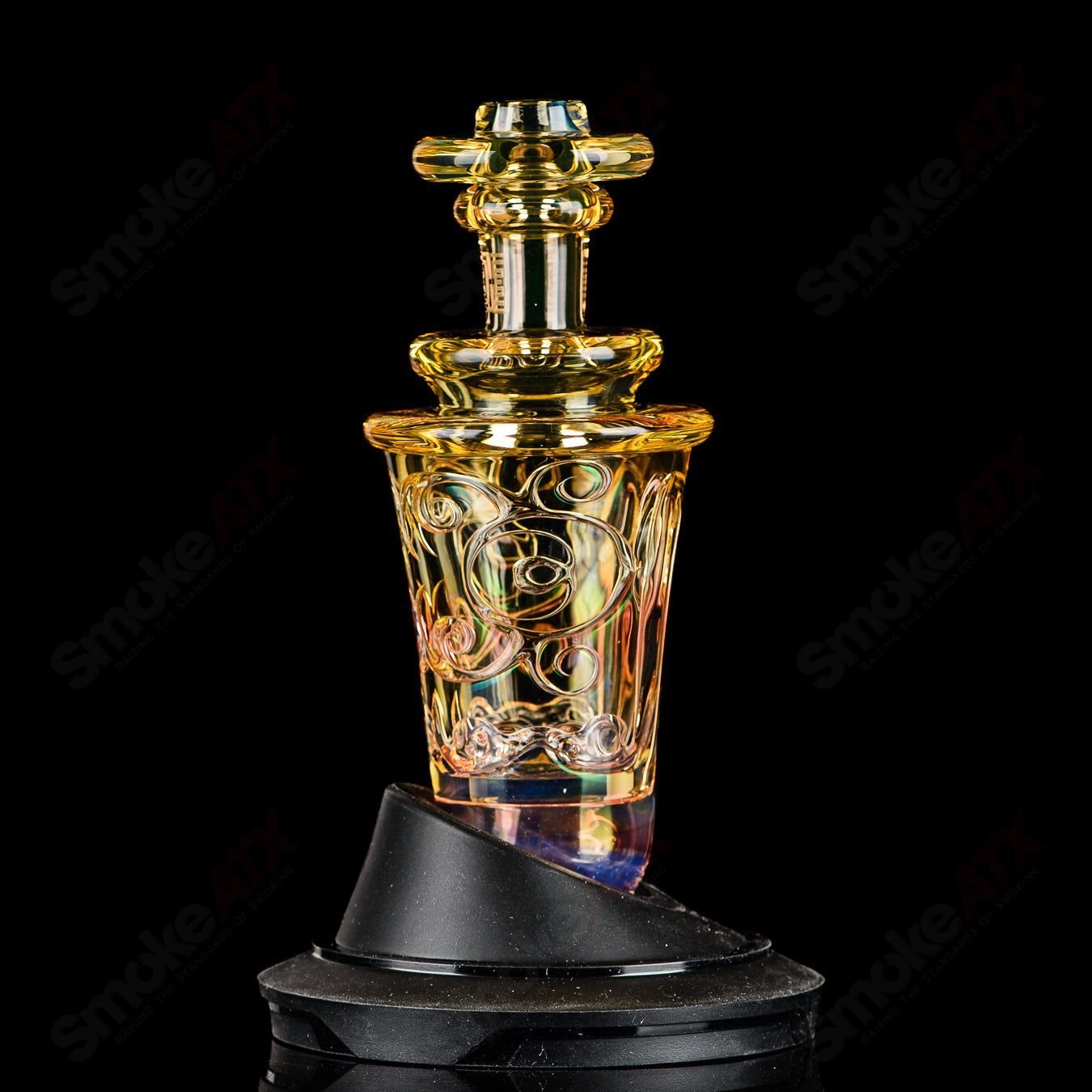 Fumed Reverse (Style B No.4) Peak Pro Top Avant Garde Glass - Smoke ATX