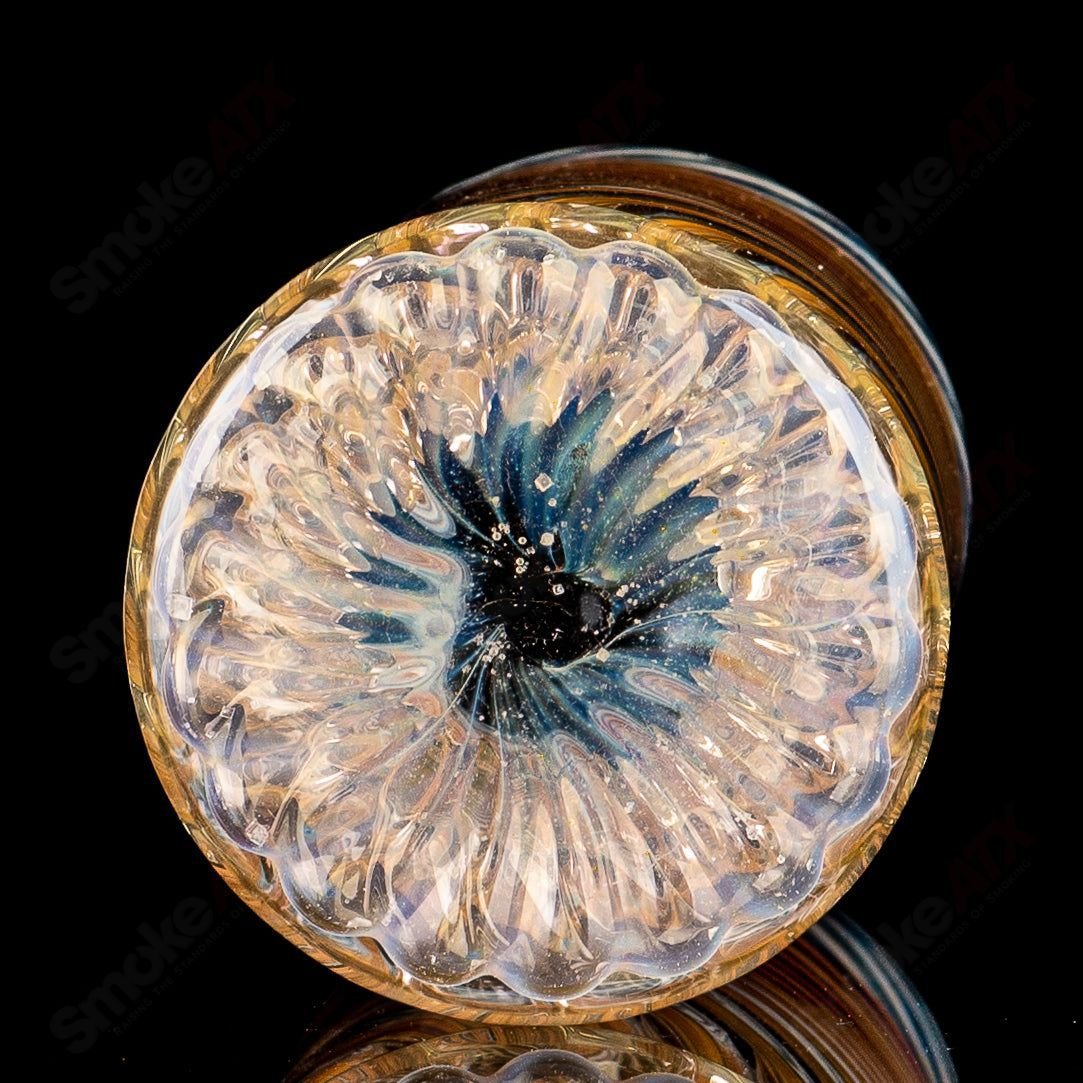 Fumed Scalloped Pilsner Cup by Rocky Glass - Smoke ATX