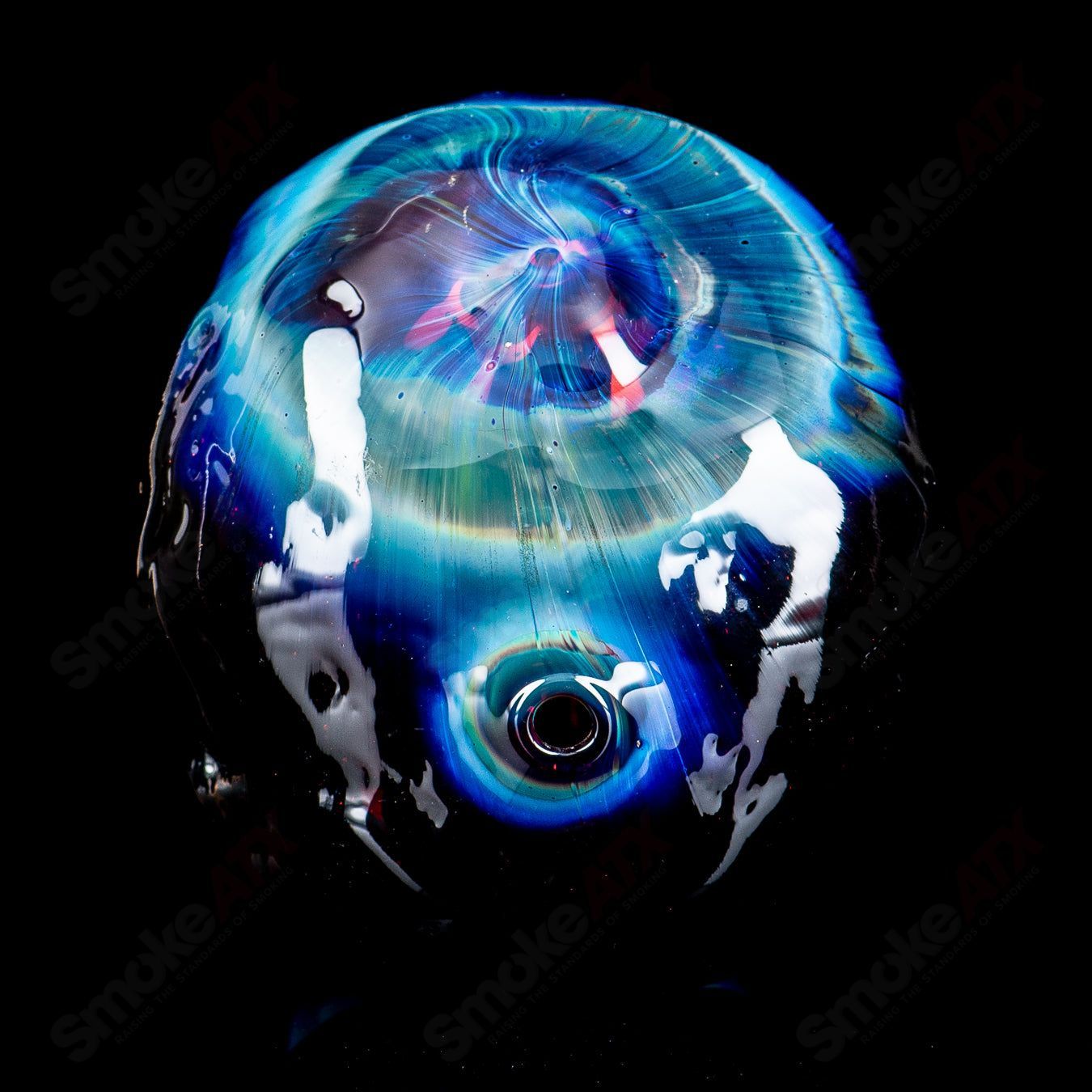 Fumed Skull Dry Pipe by Team Snodgrass - Smoke ATX