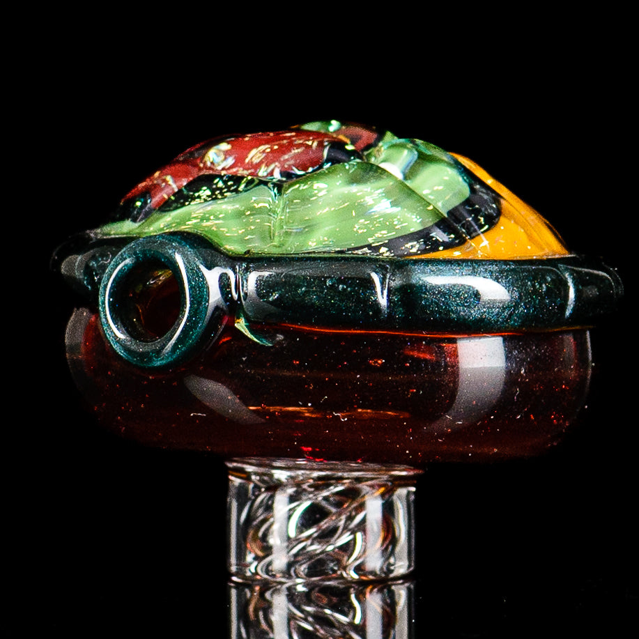 #1 Shell Spin Flat Cap Turtle Time Glass