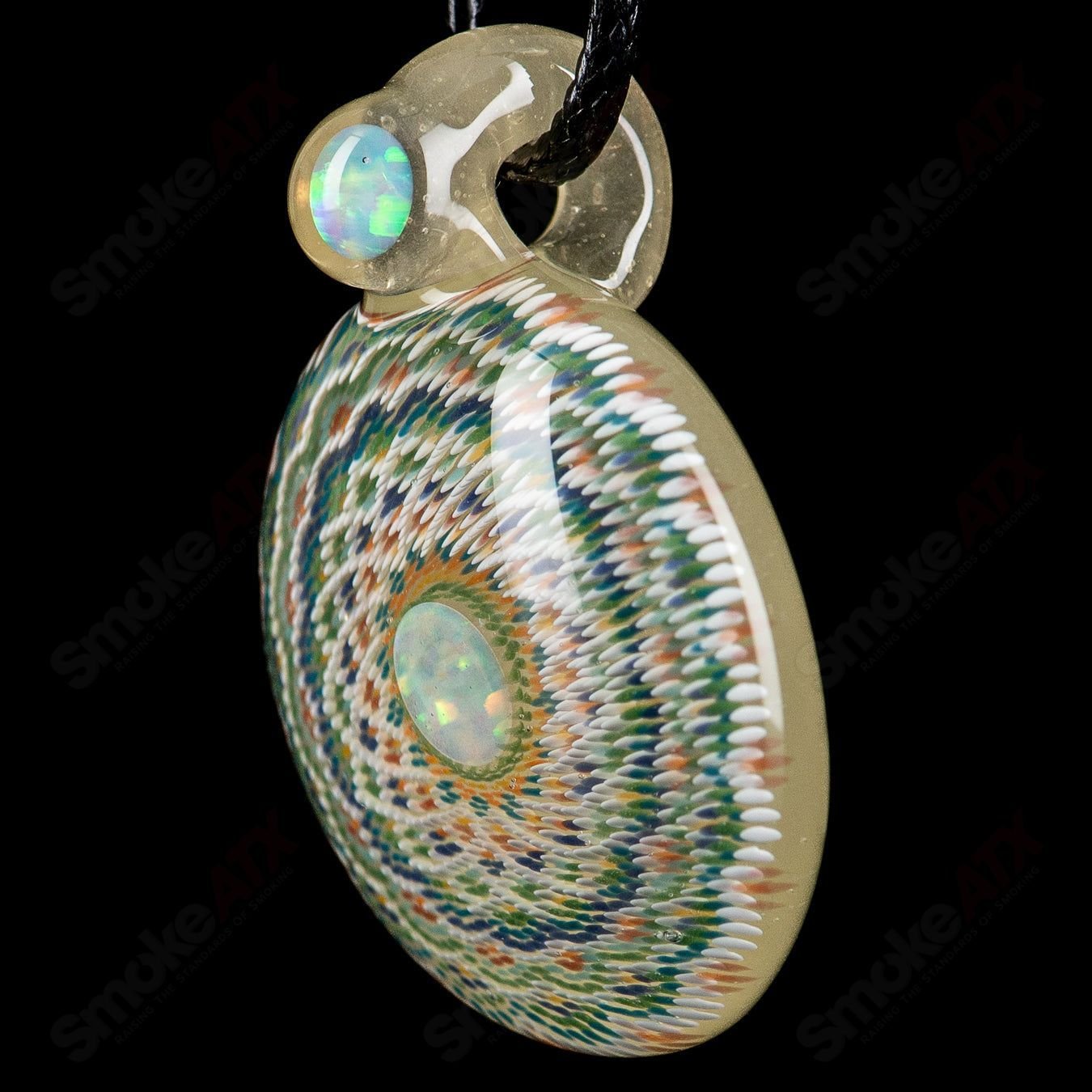 Geometric Pendant JH Glassworks - Smoke ATX