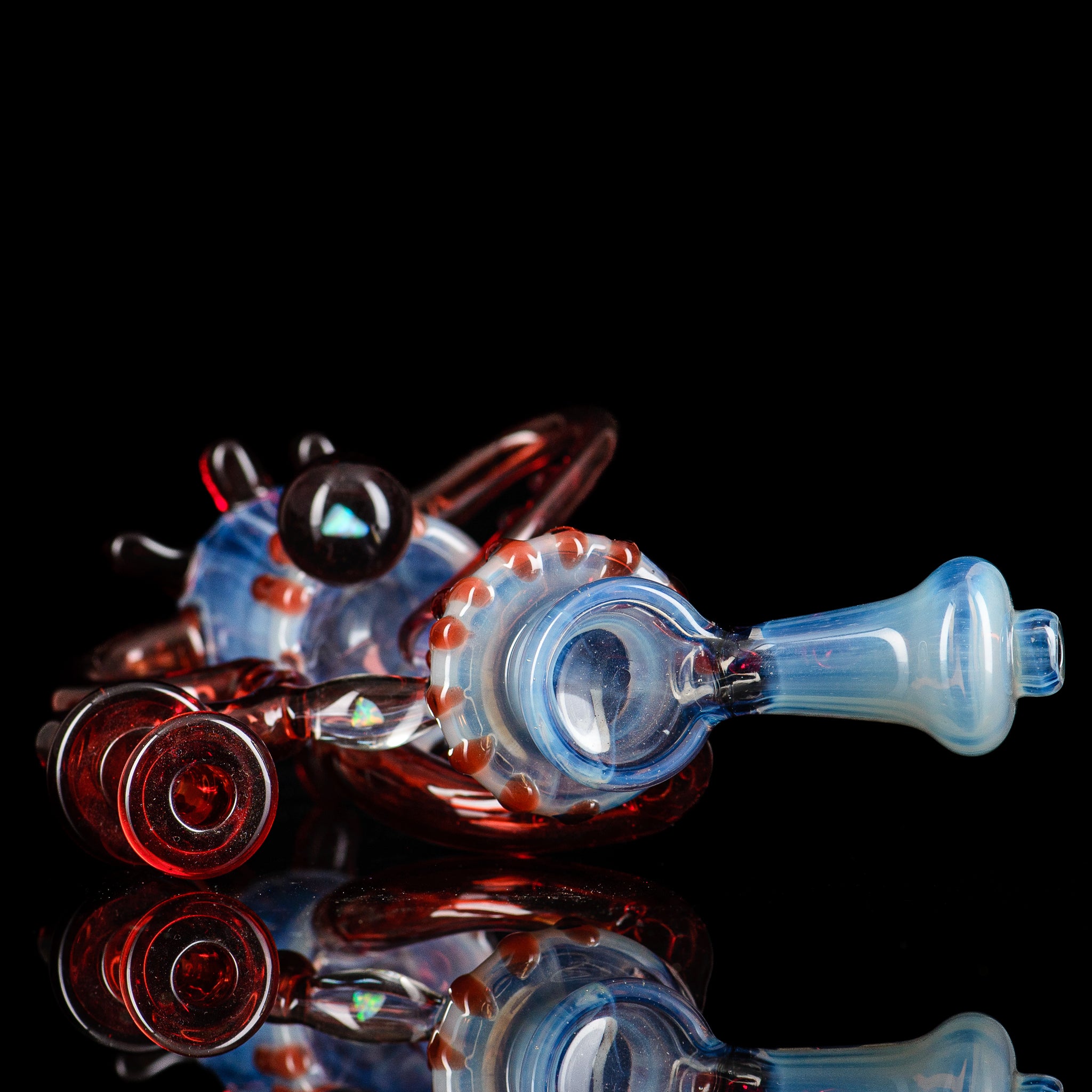 Drip Recycler King Leo Glass