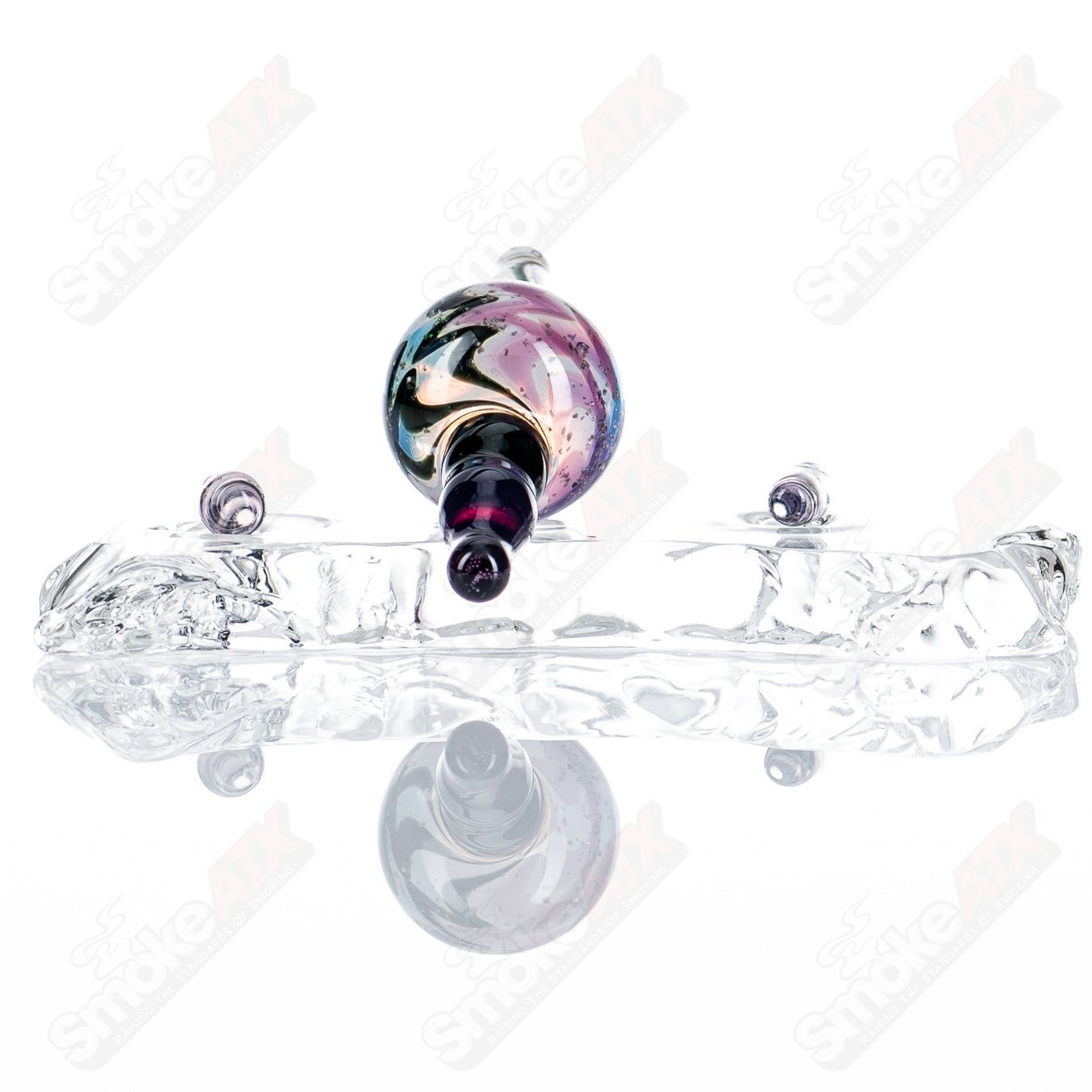 Ghost Cropal R. Jelly Galaxy Lucy Citrine Drop Top Indo Glass - Smoke ATX