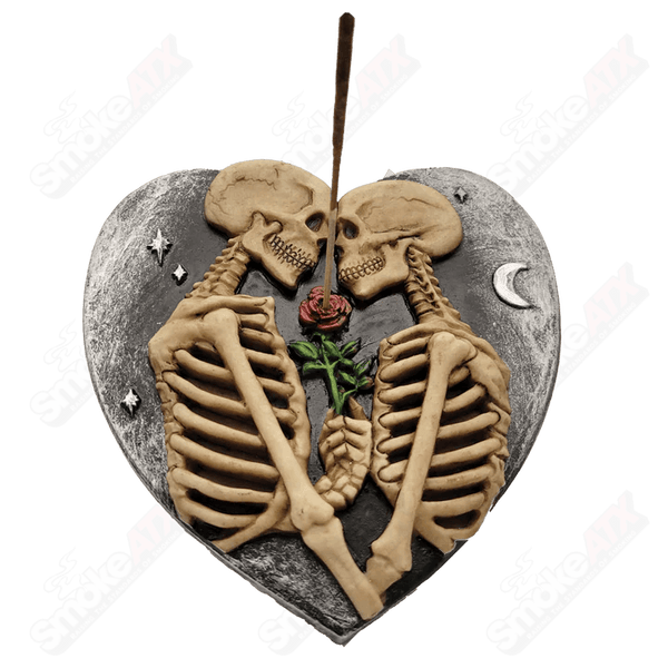 Skeleton Lovers Incense holder Plate