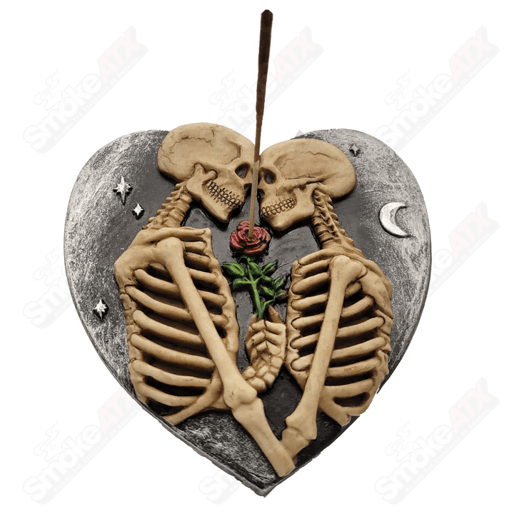 Skeleton Lovers Incense holder Plate