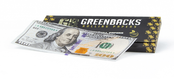 $100 Bill Rolling Papers Greenbacks - Smoke ATX 