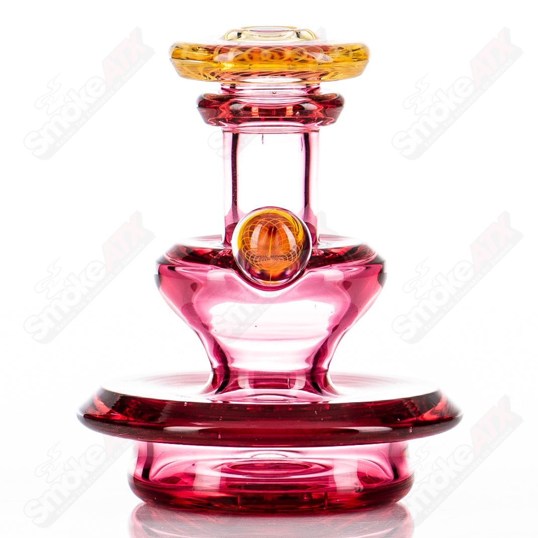 Gold Ruby Puffco Dry Top by Gatez Glass - Smoke ATX
