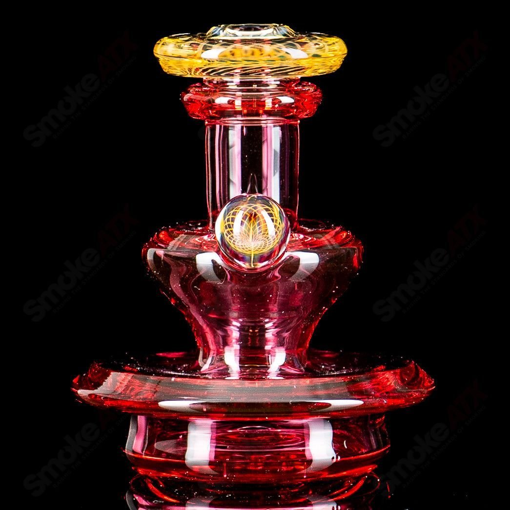 Gold Ruby Puffco Dry Top by Gatez Glass - Smoke ATX