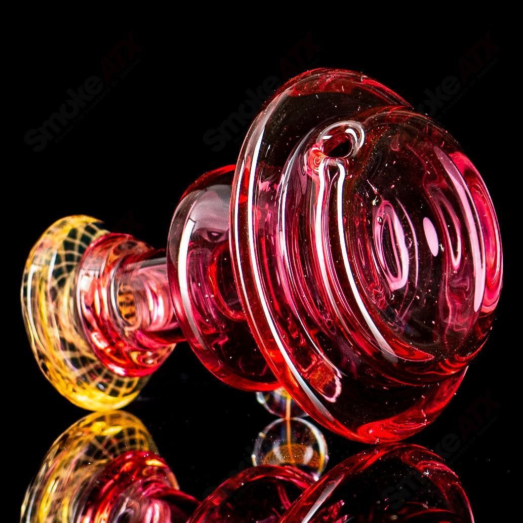Gold Ruby Puffco Dry Top by Gatez Glass - Smoke ATX