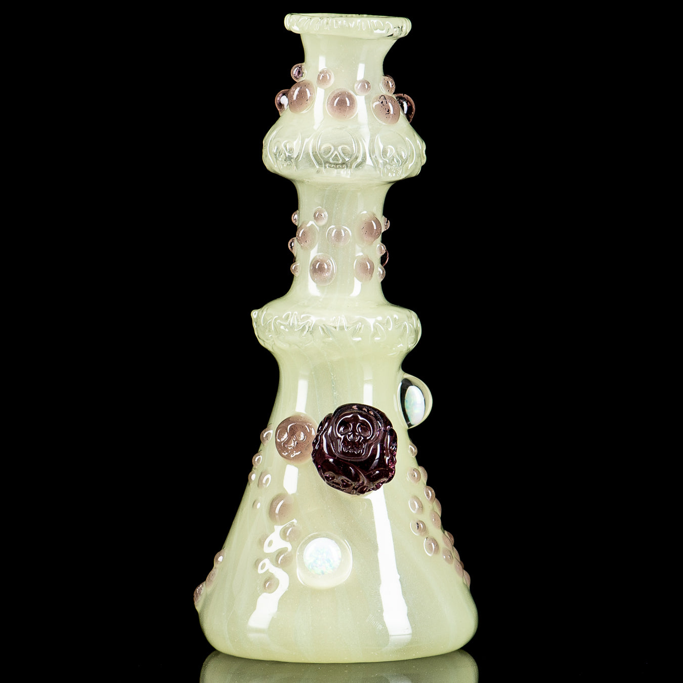 hensley glass  full color cfl with opal - Smoke ATX 