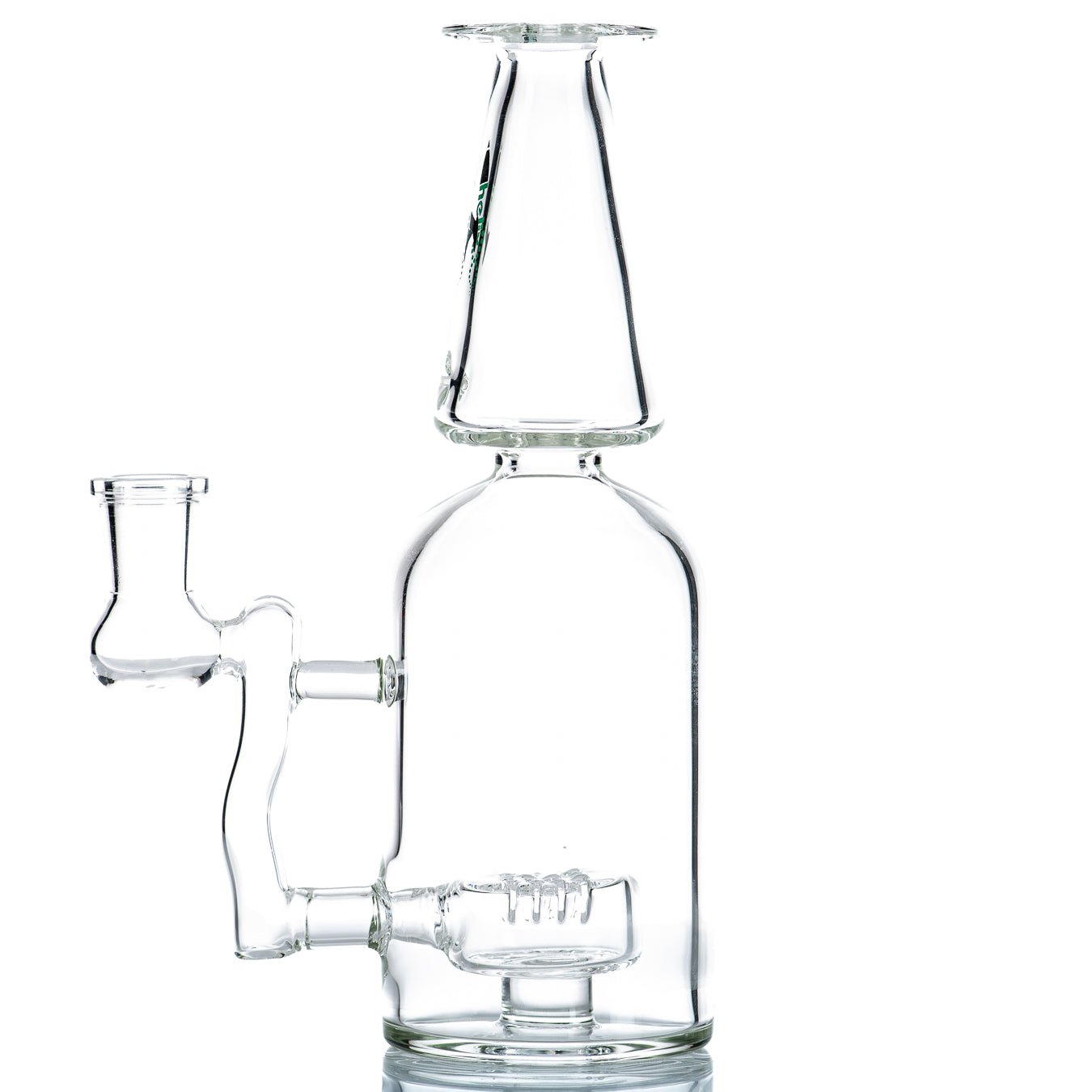 Green Label Bottle Rocket Bubbler by American Helix - Smoke ATX