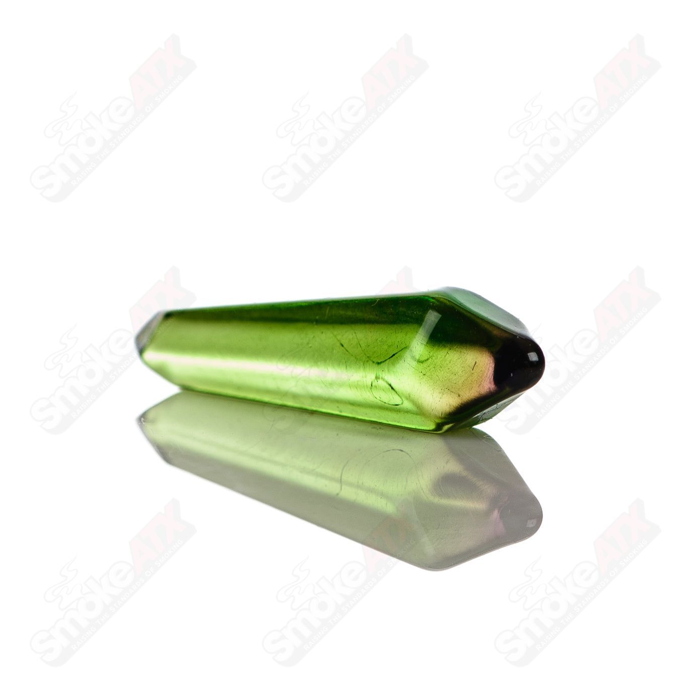 Green w Purple Accent Crystal Phil Siegel - Smoke ATX