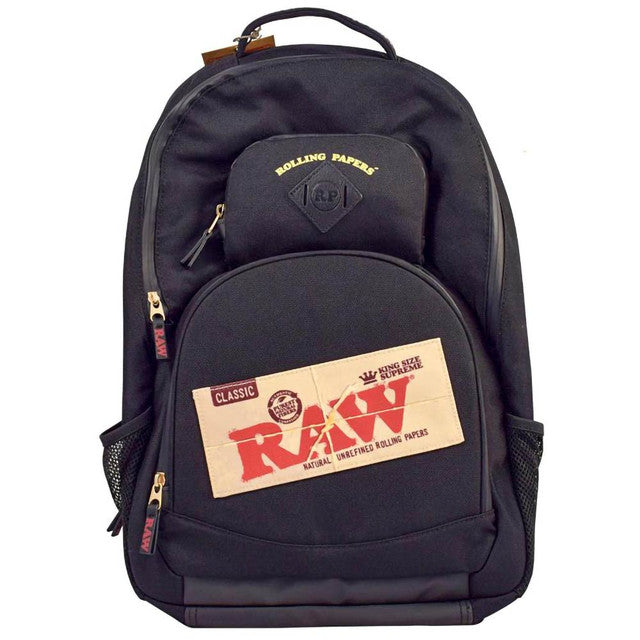 Smell Proof Backpack Rolling Paper x RAW - Smoke ATX 