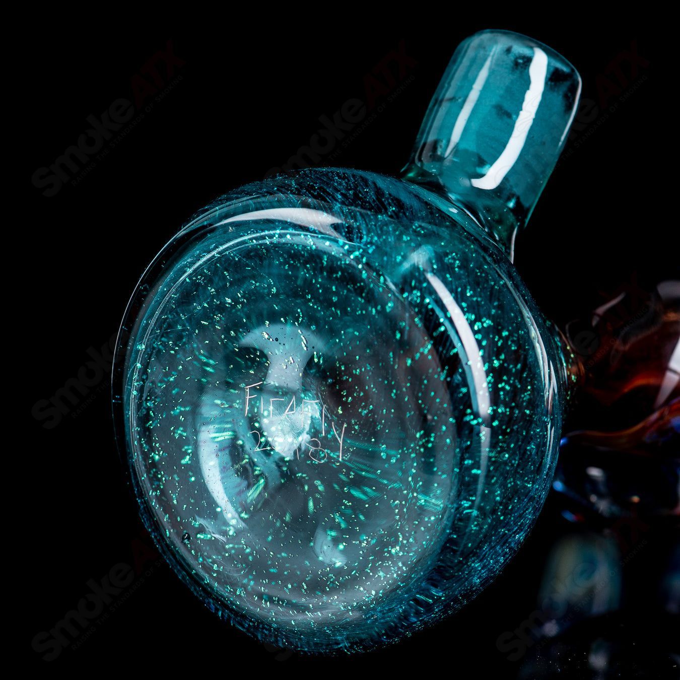 Hand w Dichro Cab Firefly Glass - Smoke ATX