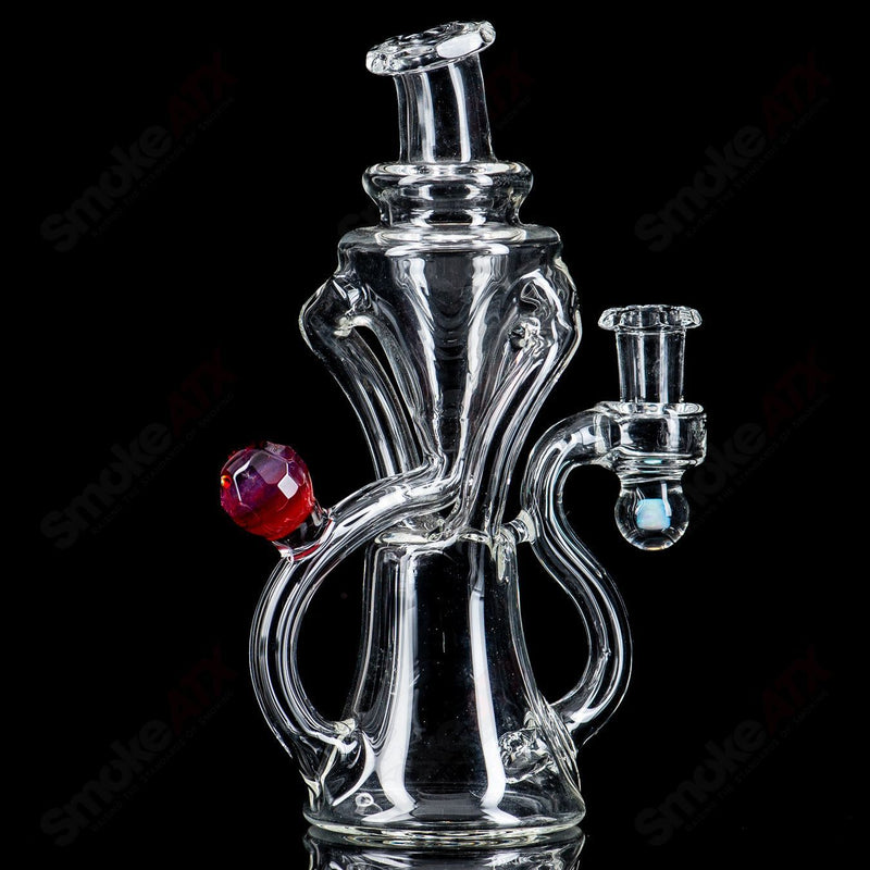 #1 NJR Faceted Spinner Recycler w/ Opal